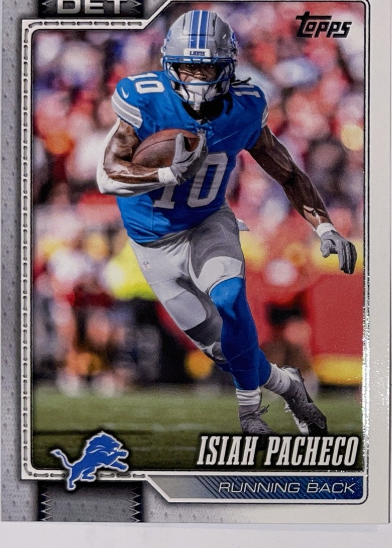 2026 Topps Football #103 Isiah Pacheco – Near Mint – voorkant