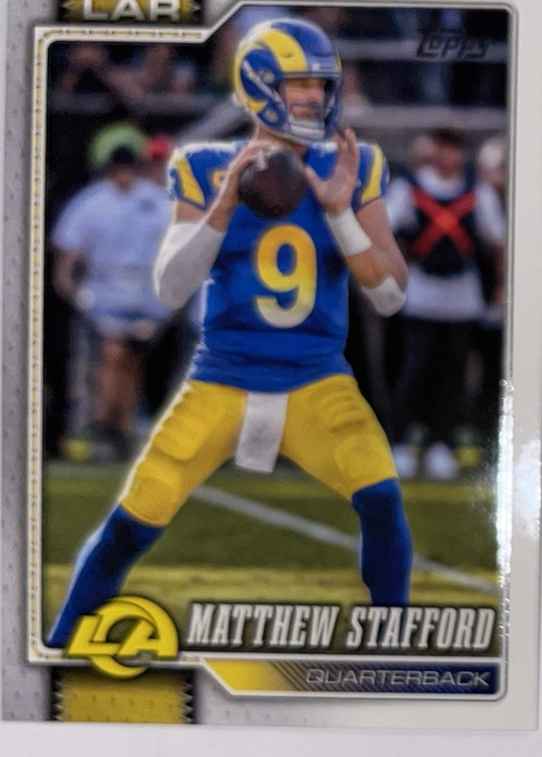 2026 Topps Football #115 Matthew Stafford – Near Mint – voorkant