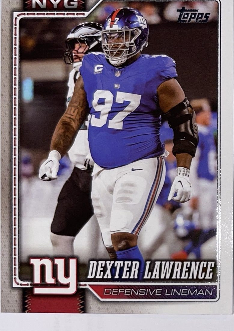 2026 Topps Football #155 Dexter Lawrence – Near Mint – voorkant Main image