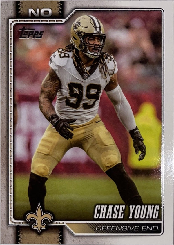 2026 Topps Football #244 Chase Young – Near Mint – voorkant