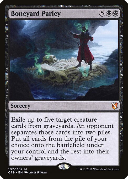 Boneyard Parley – Commander 2019 (C19-107) Magic: The Gathering card Hoofdafbeelding