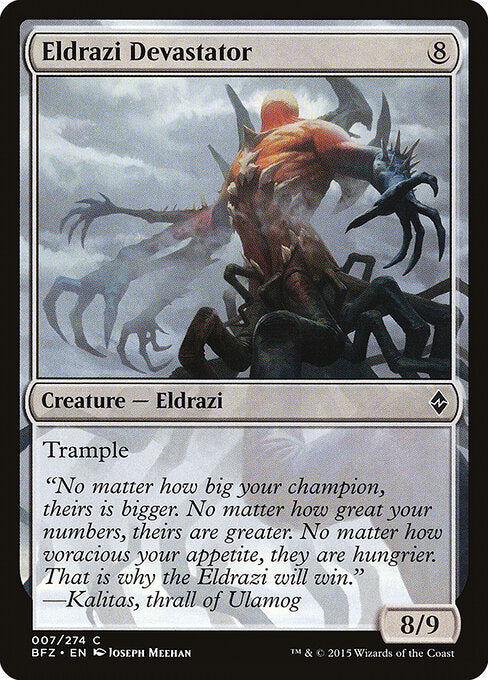 Eldrazi Devastator – Battle for Zendikar (BFZ-7) Magic: The Gathering card | LC-REM-20260804-15150692106572-04b13e32-01b9-4a86-a3df-ca8b784c6a6c