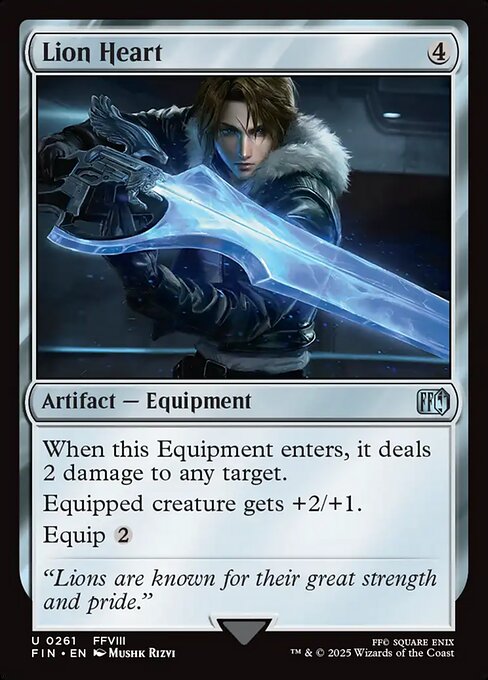 Lion Heart – Final Fantasy (FIN-261) Magic: The Gathering card | LC-REM-20260804-15339607884108-04d327a3-1699-4556-b681-a957671ad142