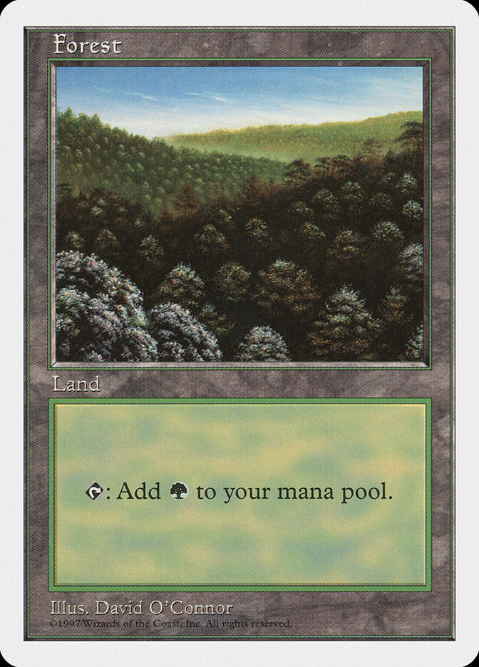 Magic-kaart Forest 5ED-446 uit Fifth Edition (Land) Hauptbild