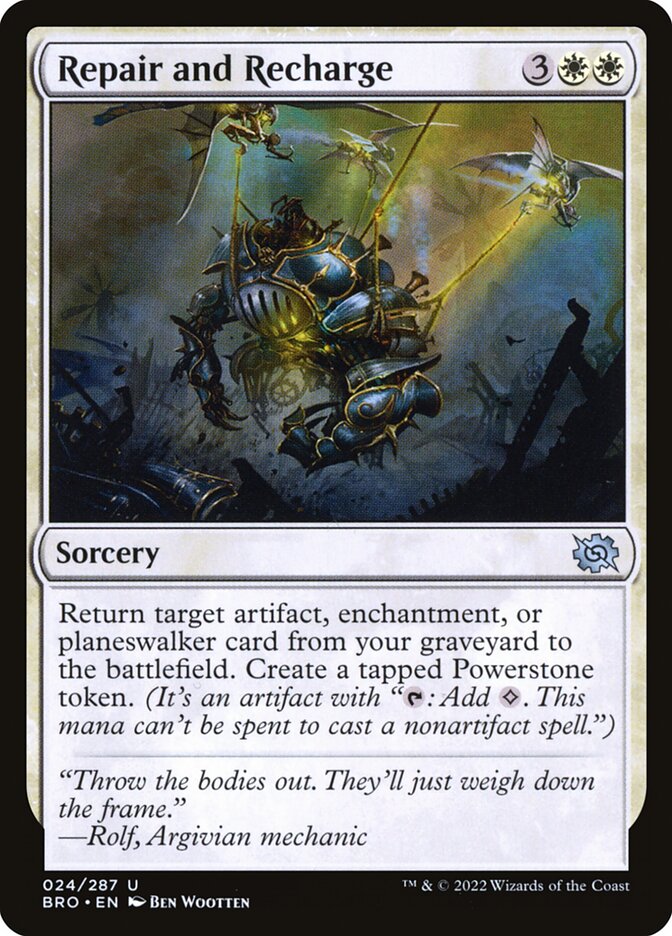 Repair and Recharge - The Brothers' War (Uncommon) [BRO-24]