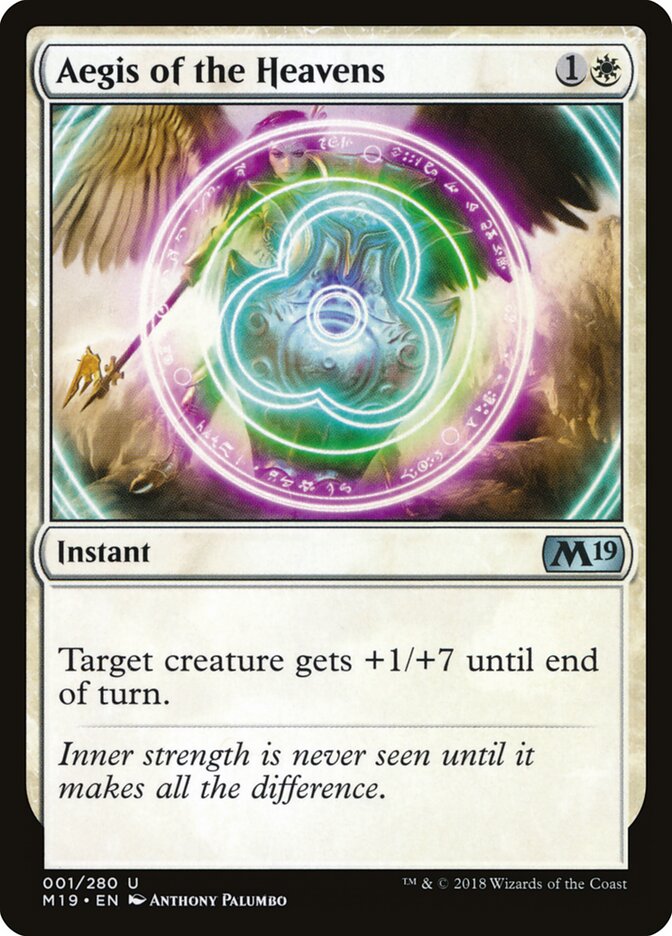 Aegis of the Heavens - Core 2019 (Uncommon) [M19-1]
