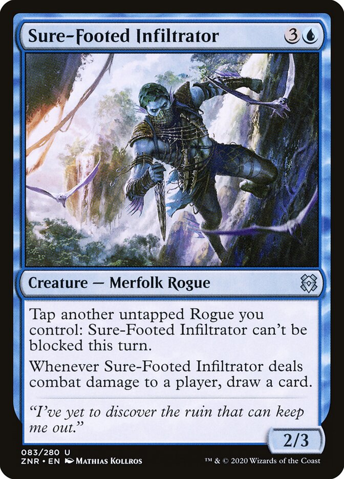Sure-Footed Infiltrator - Zendikar Rising (Uncommon) [ZNR-83]