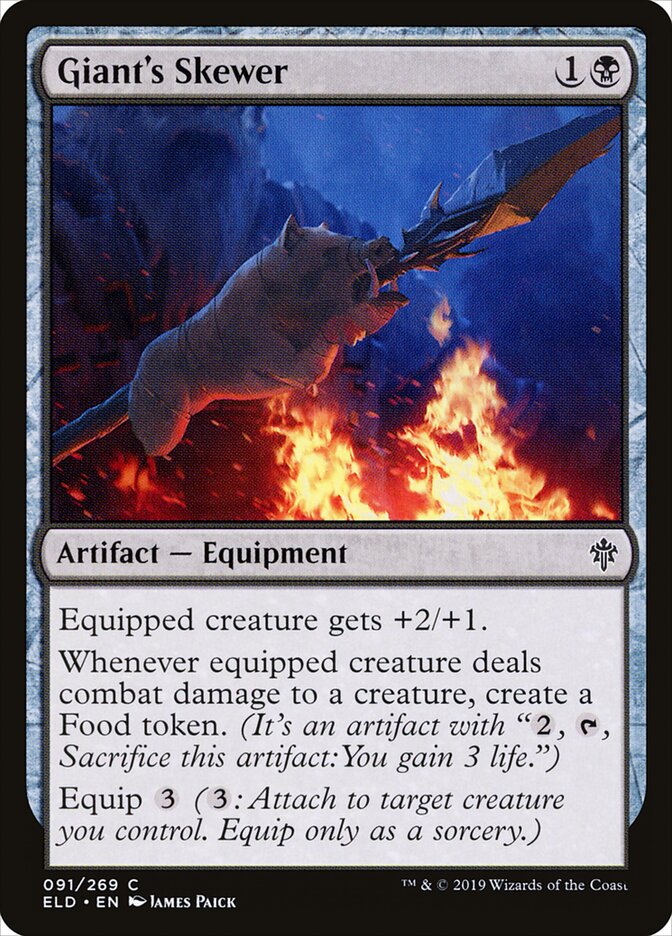 Giant's Skewer - Throne of Eldraine (Common) [ELD-91] Immagine principale del prodotto