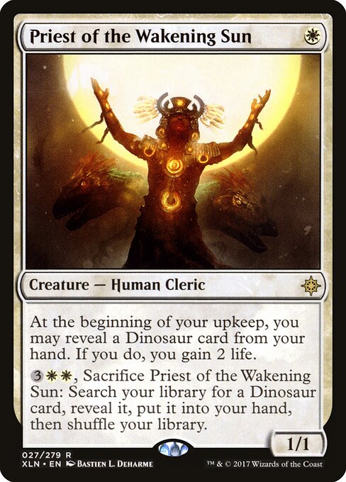 Priest of the Wakening Sun – Ixalan (XLN-27) Magic: The Gathering card Imagen principal del producto