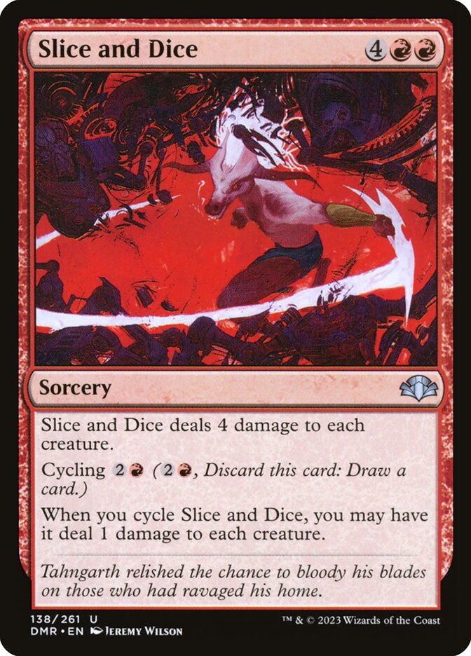 Slice and Dice - Dominaria Remastered (Uncommon) [DMR-138]