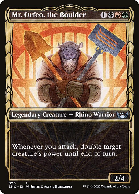 Mr. Orfeo, the Boulder – Streets of New Capenna (SNC-320) Magic: The Gathering card | LC-REM-20260804-15383636214092-0524fc64-f51c-4991-9e43-da56afd28c00