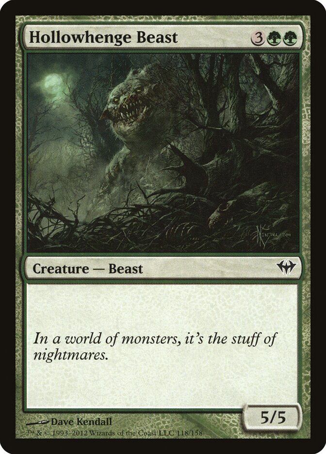 Hollowhenge Beast - Dark Ascension (Common) [DKA-118]