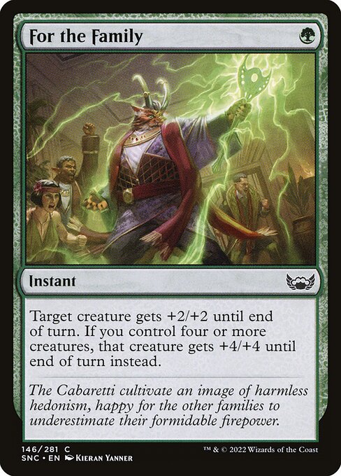 For the Family – Streets of New Capenna (SNC-146) Magic: The Gathering card