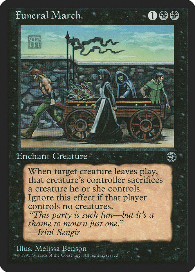 Magic-kaart Funeral March HML-48 uit Homelands (Common)