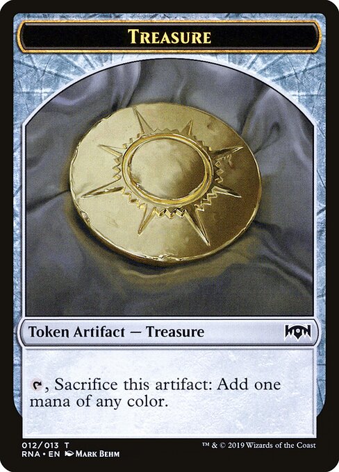 Treasure – Ravnica Allegiance Tokens (TRNA-12) Magic: The Gathering card | LC-REM-20260804-15151822340428-0559f9f3-eff0-465d-93c1-e875a8afe87f