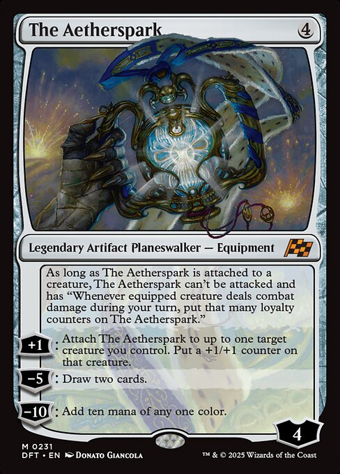 The Aetherspark – Aetherdrift (DFT-231) Magic: The Gathering card | LC-REM-20260804-15339680825676-05690d52-06c4-40b1-8360-380418a83250 Hoofdafbeelding