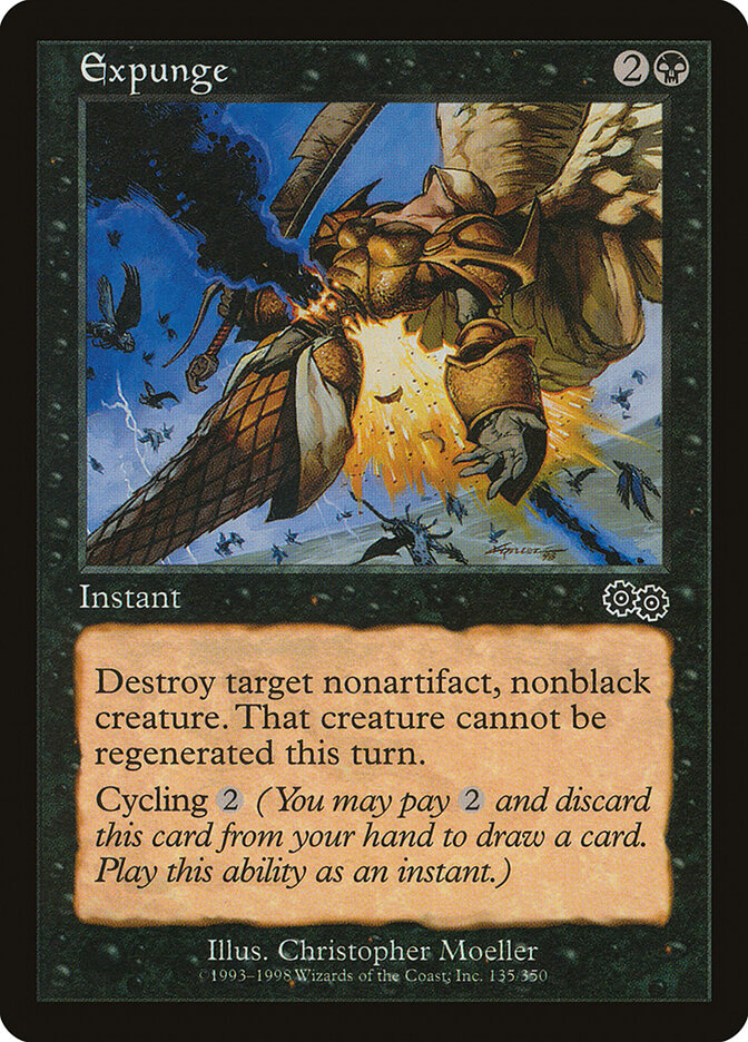 Magic-kaart Expunge USG-135 uit Urza's Saga (Common)