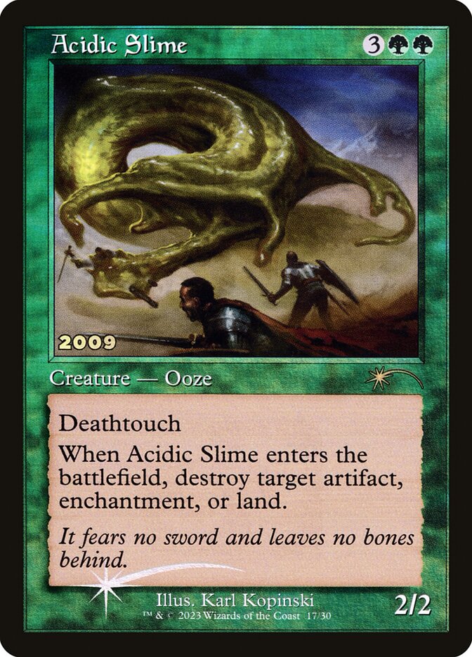 Magic-kaart Acidic Slime P30A-17 uit 30th Anniversary Play Promos (Rare) Hoofdafbeelding