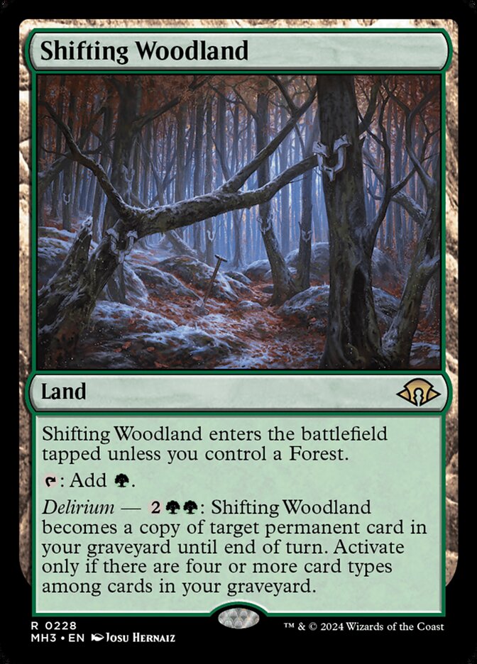 Shifting Woodland - Modern Horizons 3 (Rare) [MH3-228]