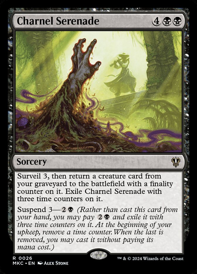Charnel Serenade - Commander: Murders at Karlov Manor (Rare) [MKC-26]