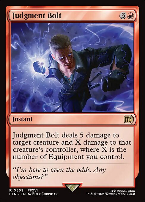 Judgment Bolt – Final Fantasy (FIN-559) Magic: The Gathering card | LC-REM-20260804-15935521947980-05b04b06-9271-4a28-a60e-287df0d1a4d1 Immagine principale del prodotto