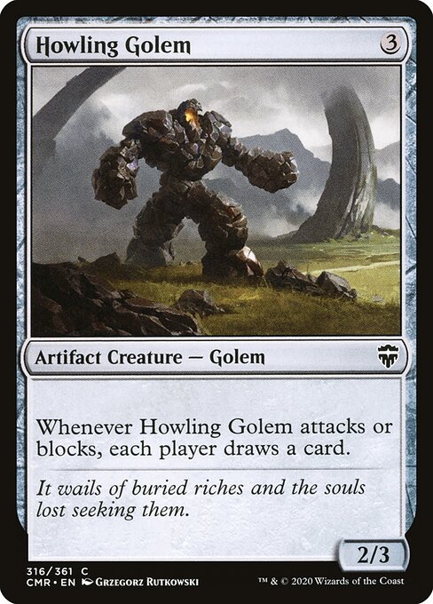Howling Golem – Commander Legends (CMR-316) Magic: The Gathering card
