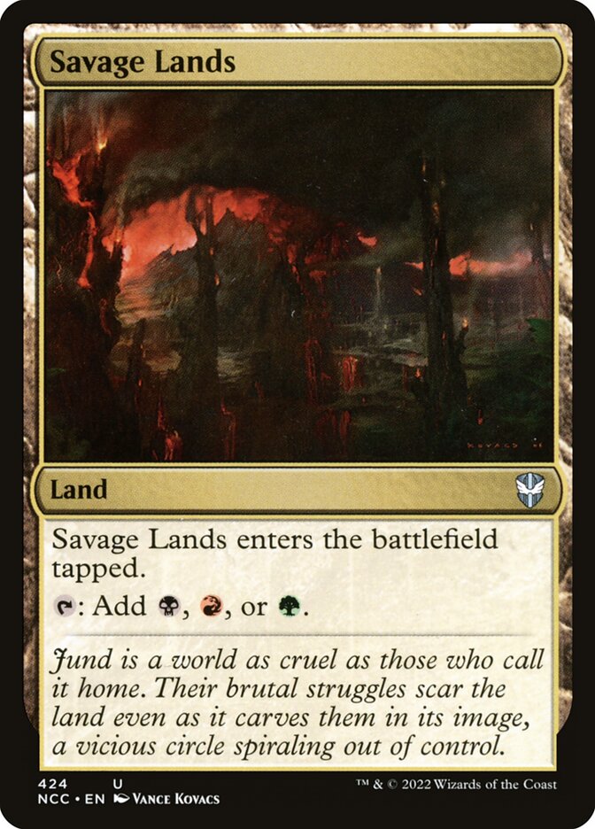 Savage Lands - Commander: Streets of New Capenna (Uncommon) [NCC-424] Hoofdafbeelding