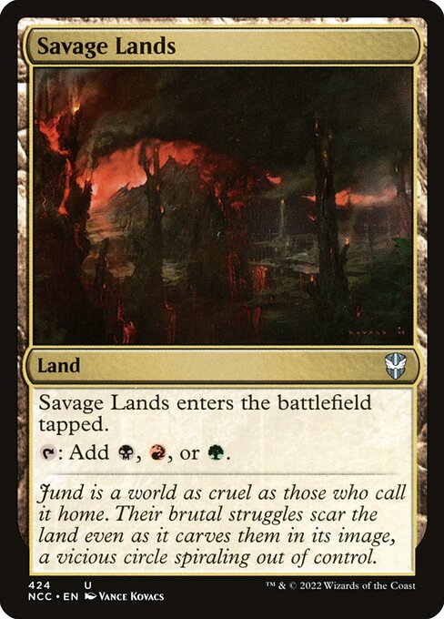 Savage Lands – New Capenna Commander (NCC-424) Magic: The Gathering card | LC-REM-20260804-15681712062796-05bd2945-af12-4f36-b2b3-47d766af521e