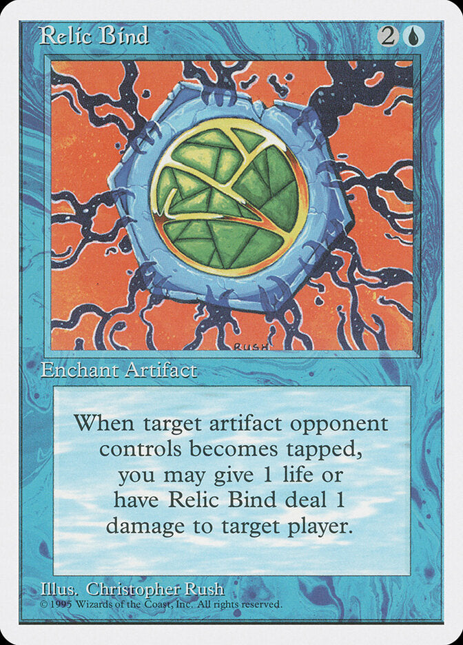 Magic-kaart Relic Bind 4ED-97 uit Fourth Edition (Rare)