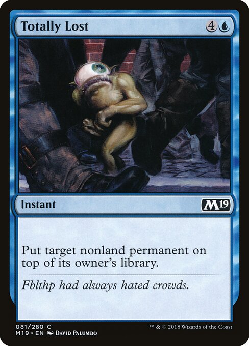 Totally Lost – Core Set 2019 (M19-81) Magic: The Gathering card | LC-REM-20260804-15150882750796-05f0b6ce-eb70-4f42-9360-c7d09f48a5c5