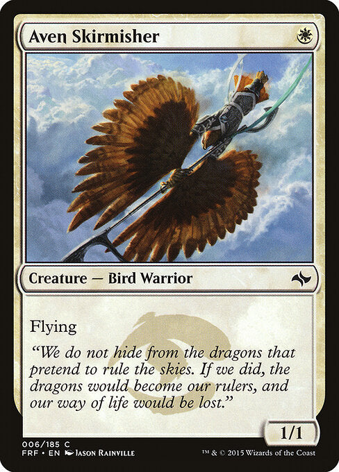 Aven Skirmisher – Fate Reforged (FRF-6) Magic: The Gathering card Main image