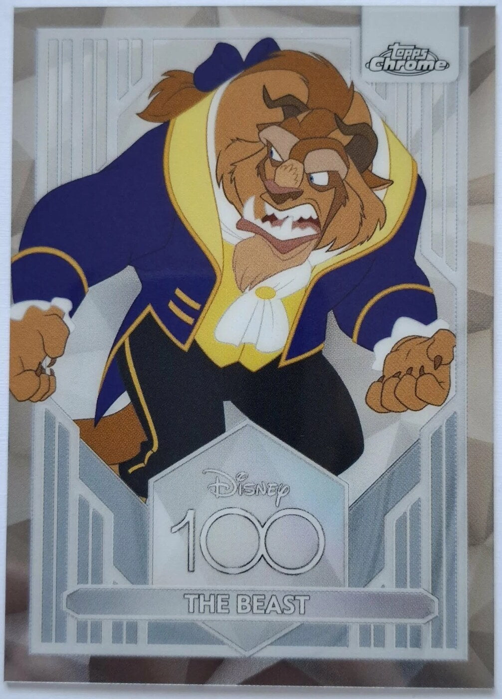 The Beast #52 Base - 2023 Topps Chrome Disney 100 kaart