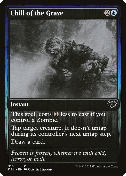 Chill of the Grave – Innistrad: Double Feature (DBL-318) Magic: The Gathering card