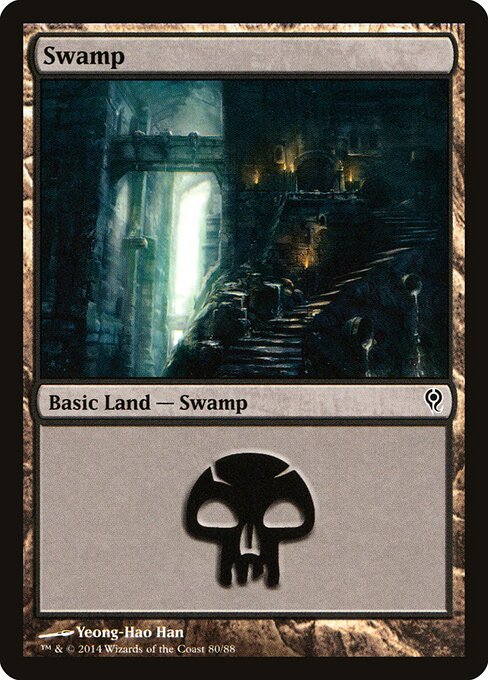 Swamp – Duel Decks: Jace vs. Vraska (DDM-80) Magic: The Gathering card Hoofdafbeelding