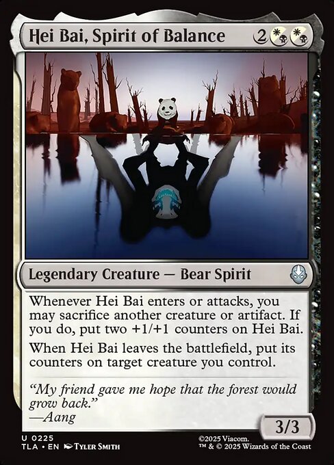 Hei Bai, Spirit of Balance – Magic: The Gathering | Avatar: The Last Airbender (TLA-225) Magic: The Gathering card