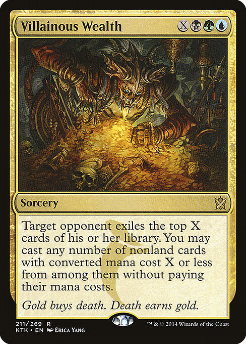 Villainous Wealth – Khans of Tarkir (KTK-211) Magic: The Gathering card | LC-REM-20260804-15150644822348-0610e69b-8b7c-40e4-bb10-28ee4411f861 Immagine principale del prodotto