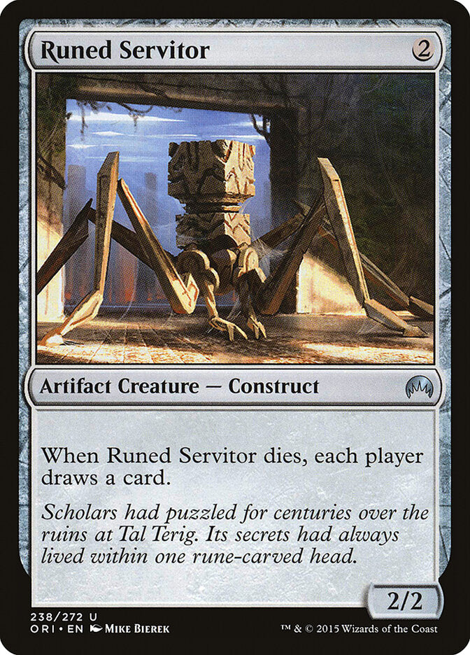 Runed Servitor - Magic Origins (Uncommon) [ORI-238]