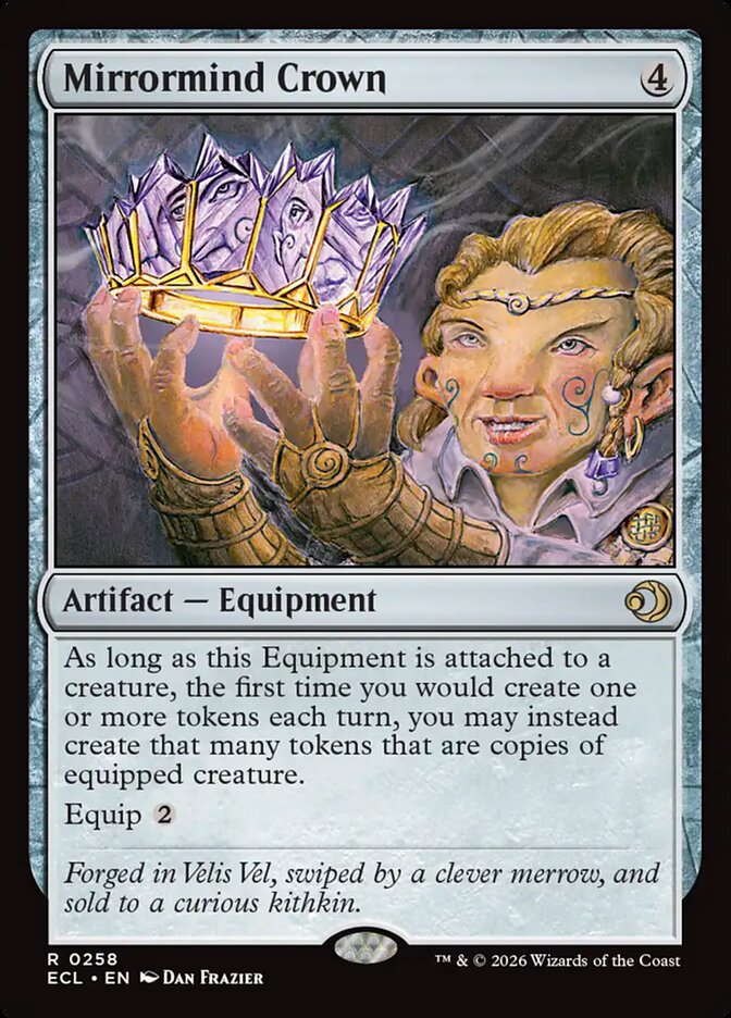 Magic-kaart Mirrormind Crown ECL-258 uit Lorwyn Eclipsed (Rare)