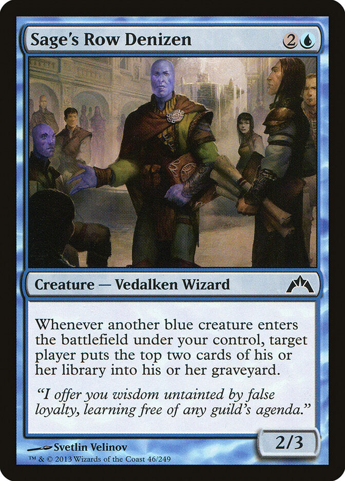 Sage's Row Denizen - Gatecrash (Common) [GTC-46]