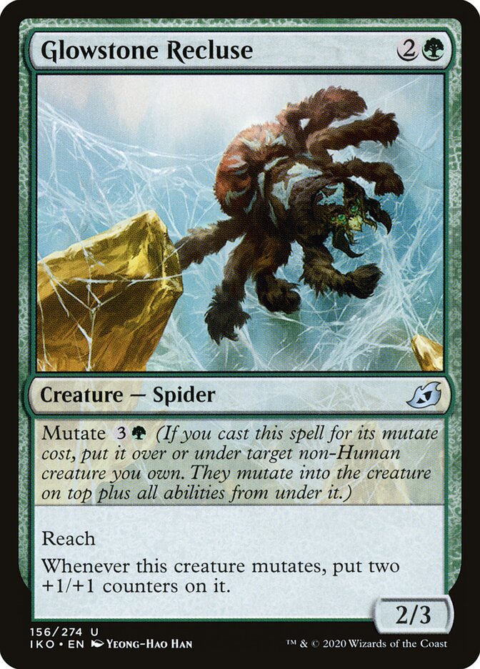Glowstone Recluse - Ikoria: Lair of Behemoths (Uncommon) [IKO-156] Imagen principal del producto