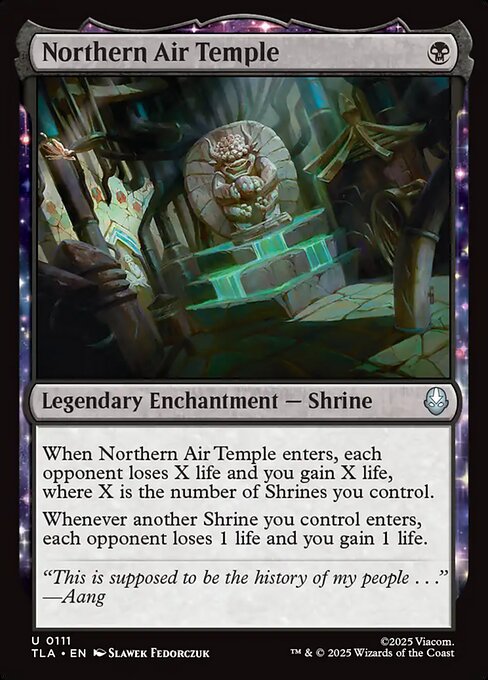 Northern Air Temple – Magic: The Gathering | Avatar: The Last Airbender (TLA-111) Magic: The Gathering card