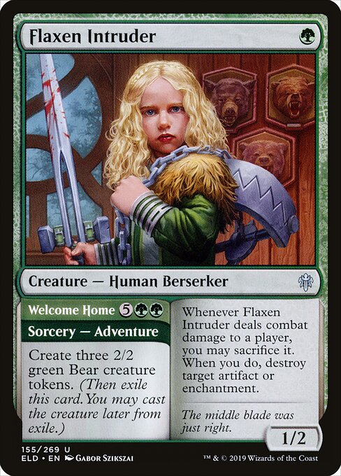Flaxen Intruder // Welcome Home – Throne of Eldraine (ELD-155) Magic: The Gathering card | LC-REM-20260804-15150718419276-06bd1ad2-fb5d-4aef-87d1-13a341c686fa