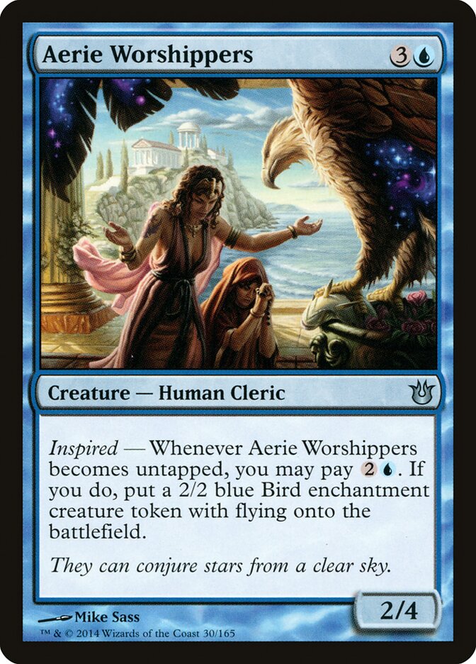 Aerie Worshippers - Born of the Gods (Uncommon) [BNG-30] Imagen principal del producto