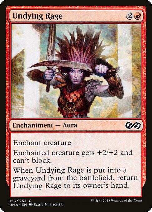 Undying Rage – Ultimate Masters (UMA-153) Magic: The Gathering card | LC-REM-20260804-15909429412172-06e987d8-b80e-49cd-9e9d-068027556b83 Main image