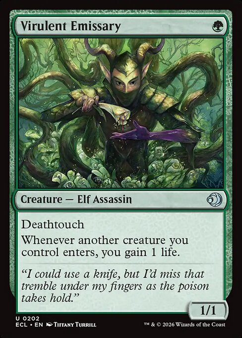 Virulent Emissary – Lorwyn Eclipsed (ECL-202) Magic: The Gathering card | LC-REM-20260804-15544032559436-0702efed-915e-466a-96bb-ac09af06b21e Main image