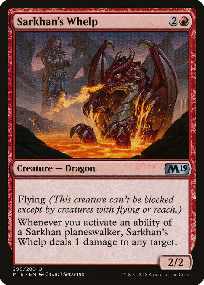 Sarkhan's Whelp - Core 2019 (Uncommon) [M19-299]