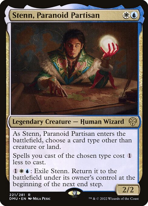 Stenn, Paranoid Partisan – Dominaria United (DMU-221) Magic: The Gathering card