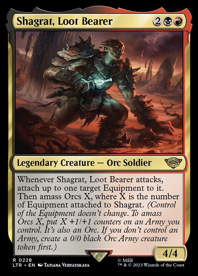 Shagrat, Loot Bearer - The Lord of the Rings: Tales of Middle-earth (Rare) [LTR-228] Imagen principal del producto