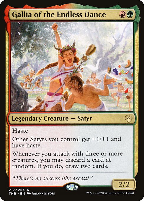 Gallia of the Endless Dance – Theros Beyond Death (THB-217) Magic: The Gathering card