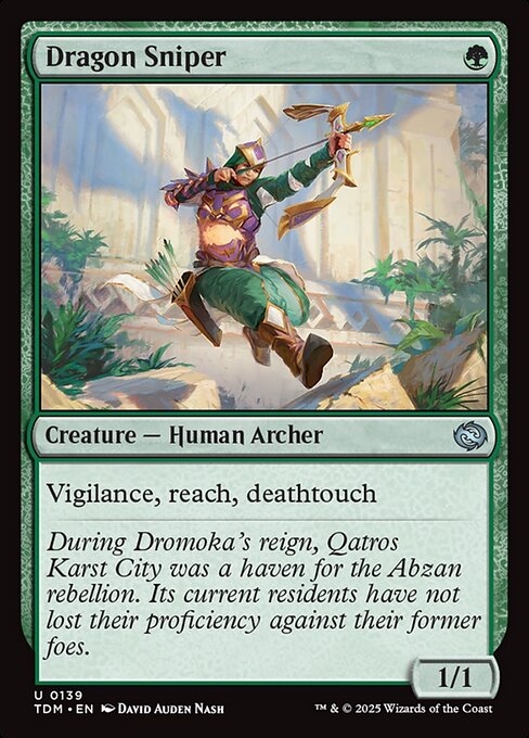 Dragon Sniper – Tarkir: Dragonstorm (TDM-139) Magic: The Gathering card | LC-REM-20260804-15401850995020-074b1e00-45bb-4436-8f5e-058512b2d08a